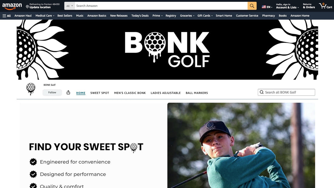 ⛳ BONK GOLF is Now on Amazon – Prime Time Just Got Better