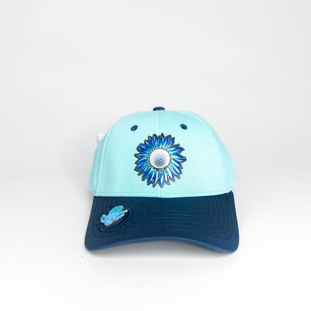 A single green leaf against a white background.