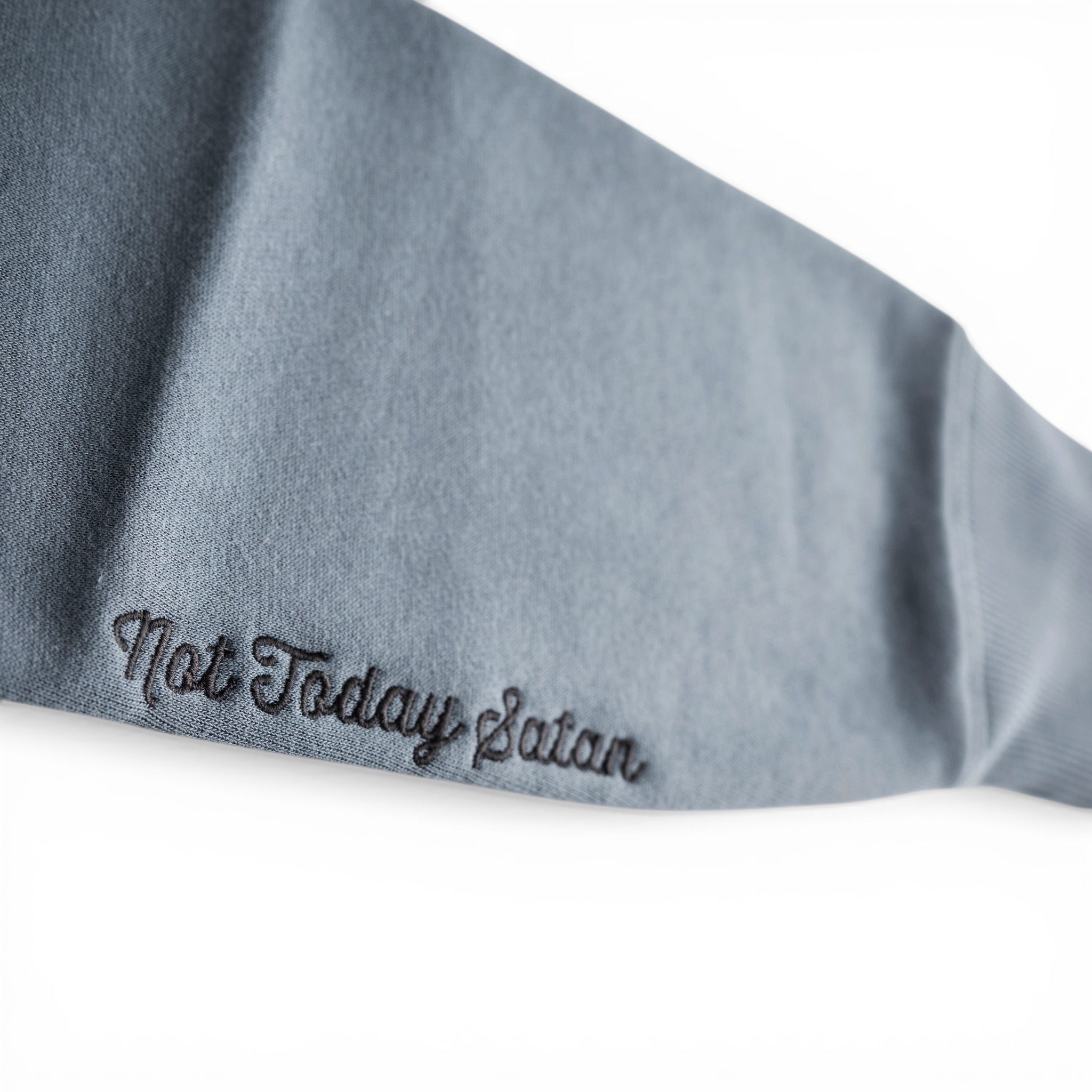 Steel Blue/Black + Silver Glitter Appliqué