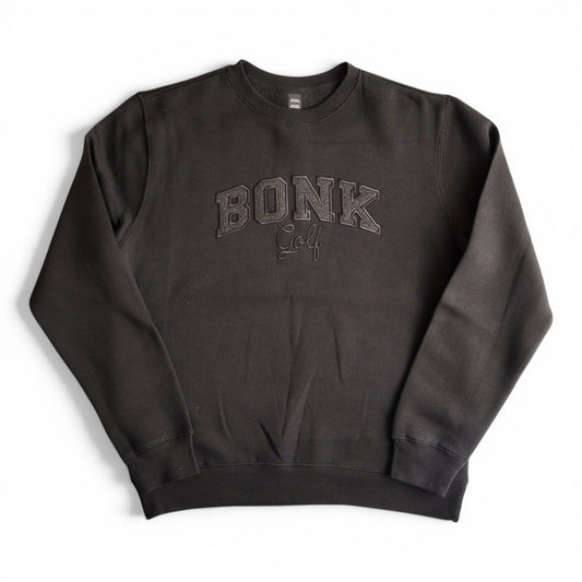 Black/Black Glitter Appliqué
