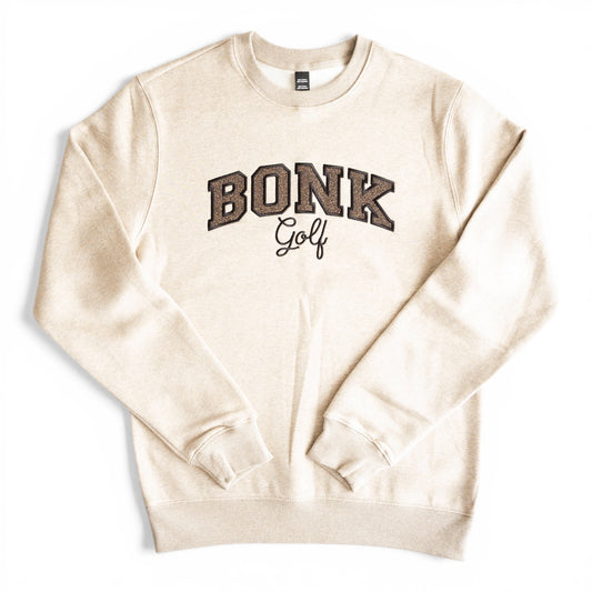 Latte/Black Glitter Appliqué